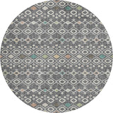 Dalyn Portico PO4 Gray Rug rectangular rug