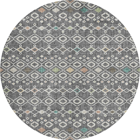 Dalyn Portico PO4 Gray Rug rectangular rug