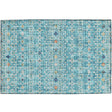 Dalyn Portico PO4 Teal Rug rectangular rug