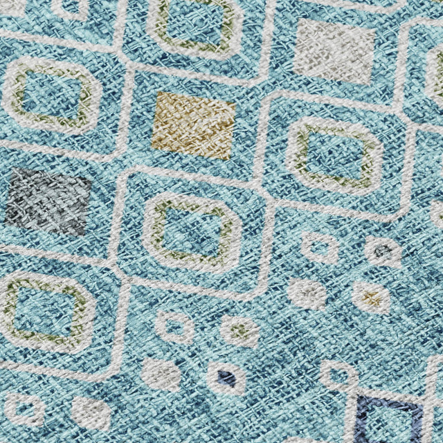 Dalyn Portico PO4 Teal Rug color swatch