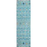 Dalyn Portico PO4 Teal Rug runner rug