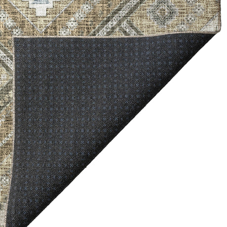 Dalyn Portico PO5 Beige Rug backing detail