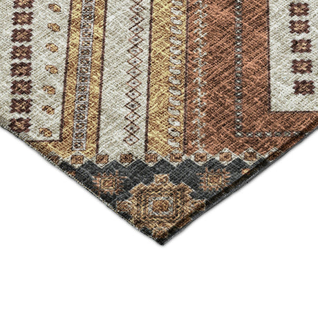Dalyn Portico PO5 Copper Rug corner detail