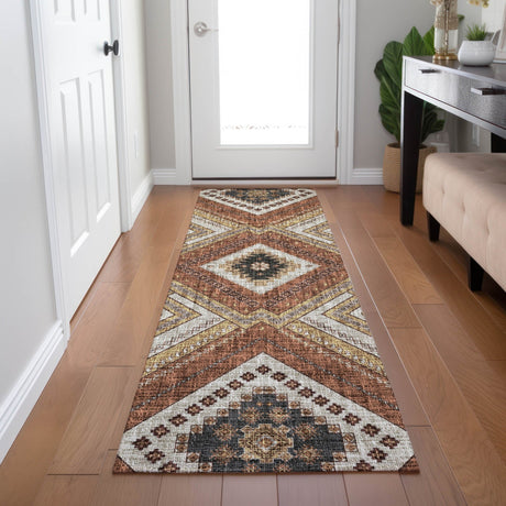 Dalyn Portico PO5 Copper Rug shown in a room