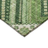 Dalyn Portico PO5 Green Rug corner detail
