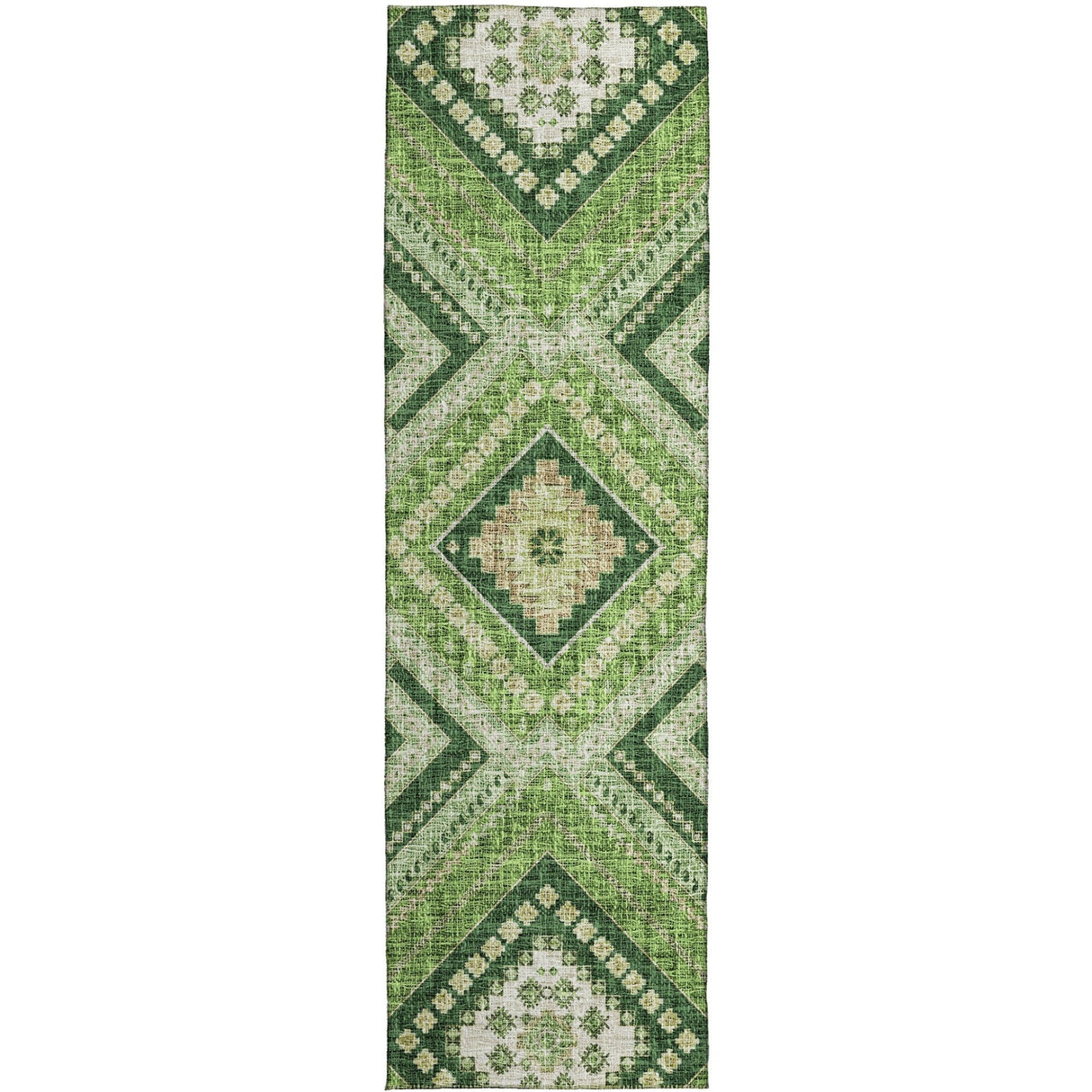 Dalyn Portico PO5 Green Rug runner rug