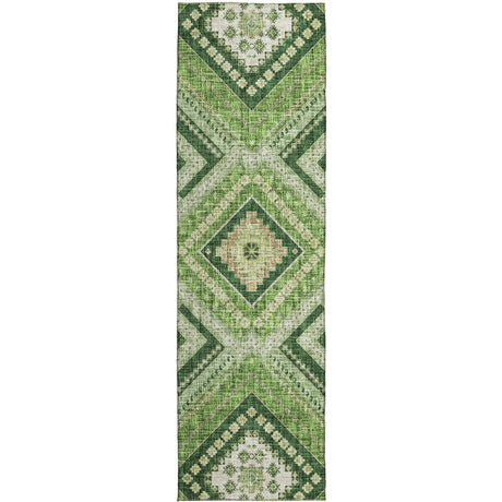 Dalyn Portico PO5 Green Rug runner rug