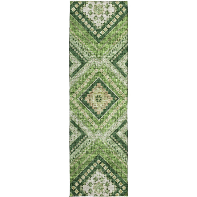 Dalyn Portico PO5 Green Rug runner rug
