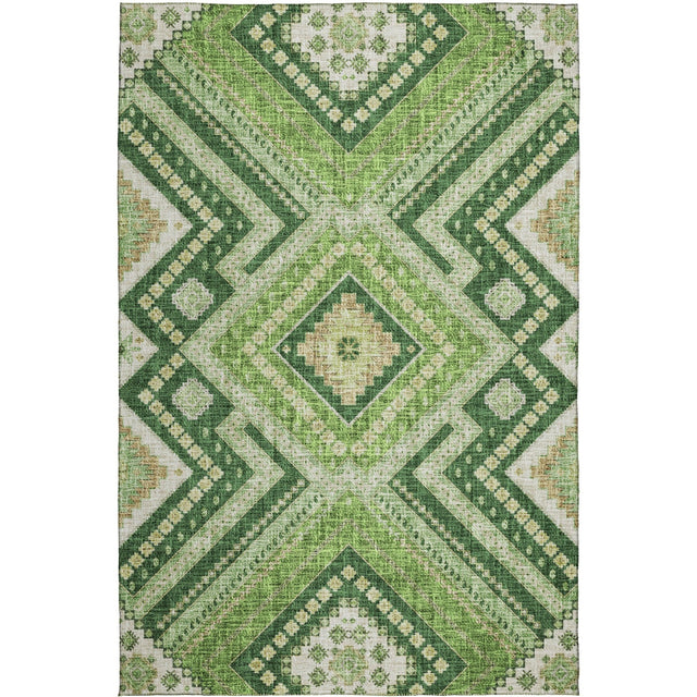 Dalyn Portico PO5 Green Rug main image