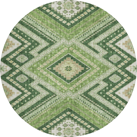Dalyn Portico PO5 Green Rug rectangular rug