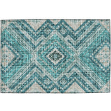 Dalyn Portico PO5 Teal Rug rectangular rug