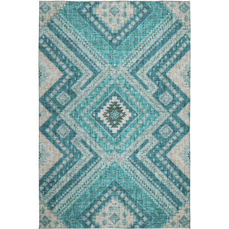 Dalyn Portico PO5 Teal Rug main image