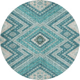 Dalyn Portico PO5 Teal Rug rectangular rug