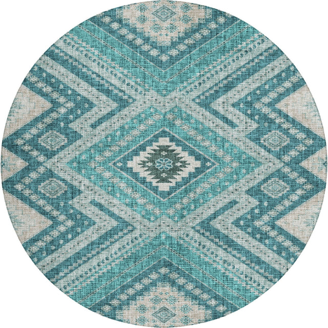 Dalyn Portico PO5 Teal Rug rectangular rug