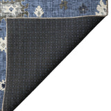 Dalyn Portico PO6 Blue Rug backing detail