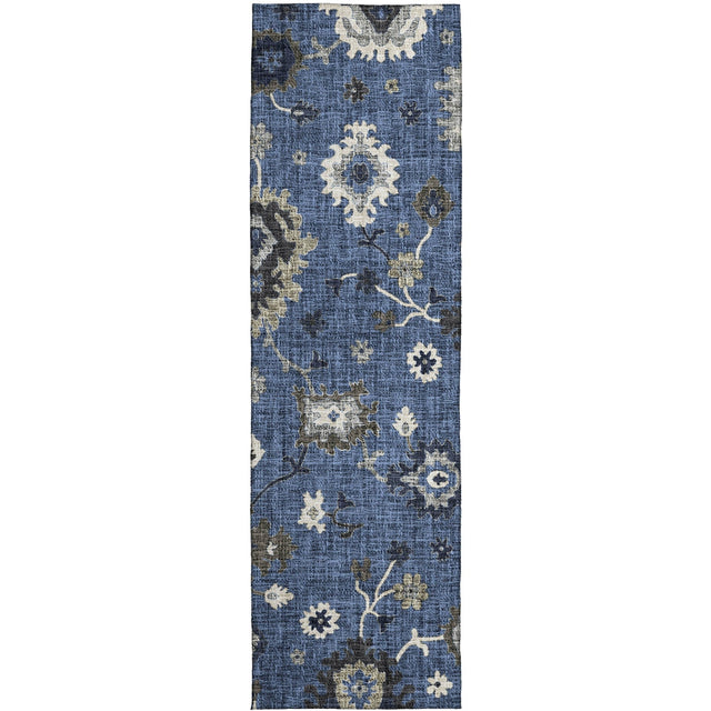 Dalyn Portico PO6 Blue Rug runner rug