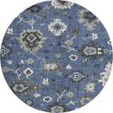 Dalyn Portico PO6 Blue Rug rectangular rug
