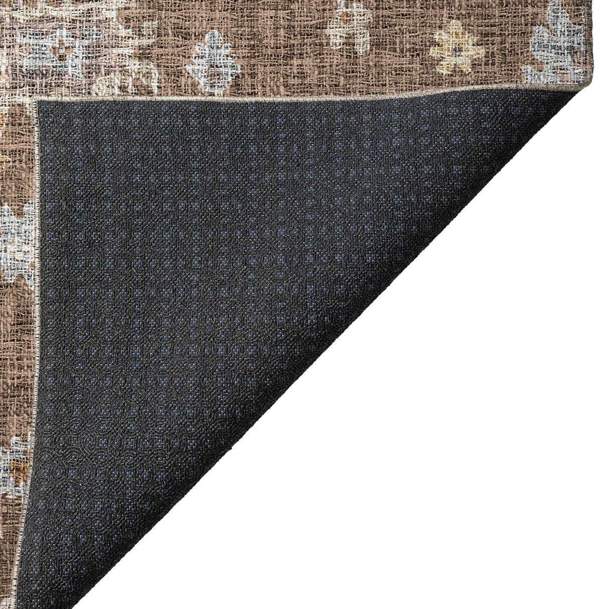 Dalyn Portico PO6 Chocolate Rug backing detail