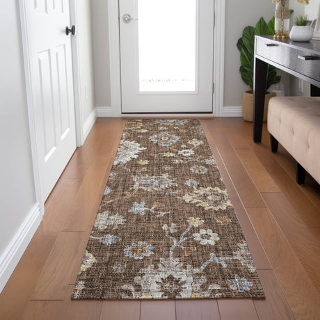 Dalyn Portico PO6 Chocolate Rug shown in a room