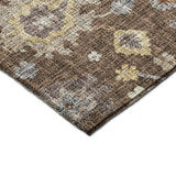Dalyn Portico PO6 Chocolate Rug corner detail