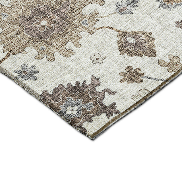 Dalyn Portico PO6 Ivory Rug corner detail