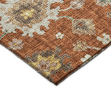 Dalyn Portico PO6 Paprika Rug corner detail