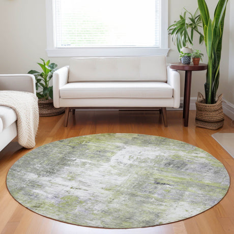 Dalyn Ravenna RN1 Aloe Rug shown in a room