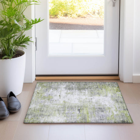 Dalyn Ravenna RN1 Aloe Rug shown in a room