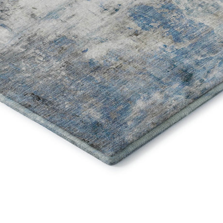 Dalyn Ravenna RN1 Blue Rug corner detail