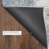 Dalyn Ravenna RN1 Blue Rug backing detail