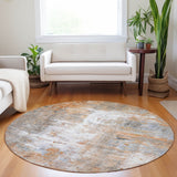 Dalyn Ravenna RN1 Copper Rug shown in a room