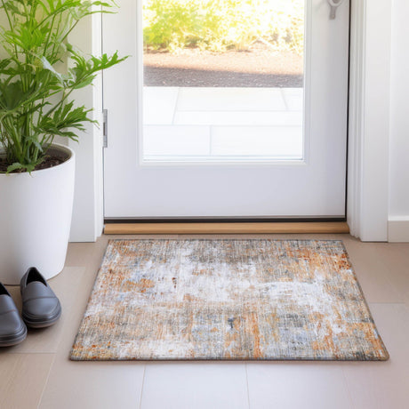 Dalyn Ravenna RN1 Copper Rug shown in a room