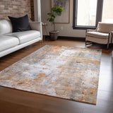 Dalyn Ravenna RN1 Copper Rug shown in a room