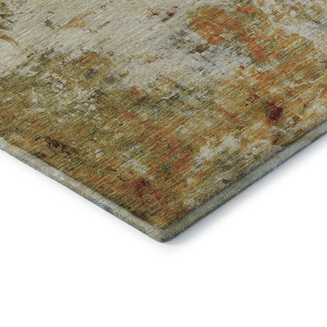 Dalyn Ravenna RN1 Olive Rug corner detail