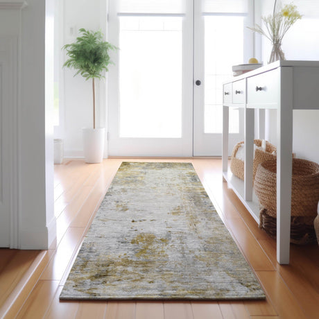 Dalyn Ravenna RN1 Taupe Rug shown in a room