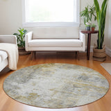 Dalyn Ravenna RN1 Taupe Rug shown in a room