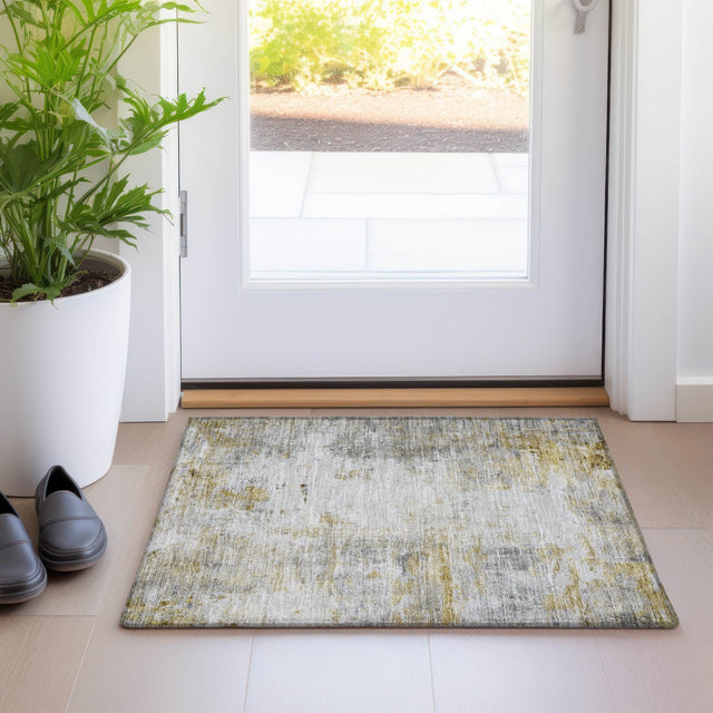 Dalyn Ravenna RN1 Taupe Rug shown in a room