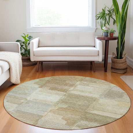 Dalyn Ravenna RN10 Beige Rug shown in a room