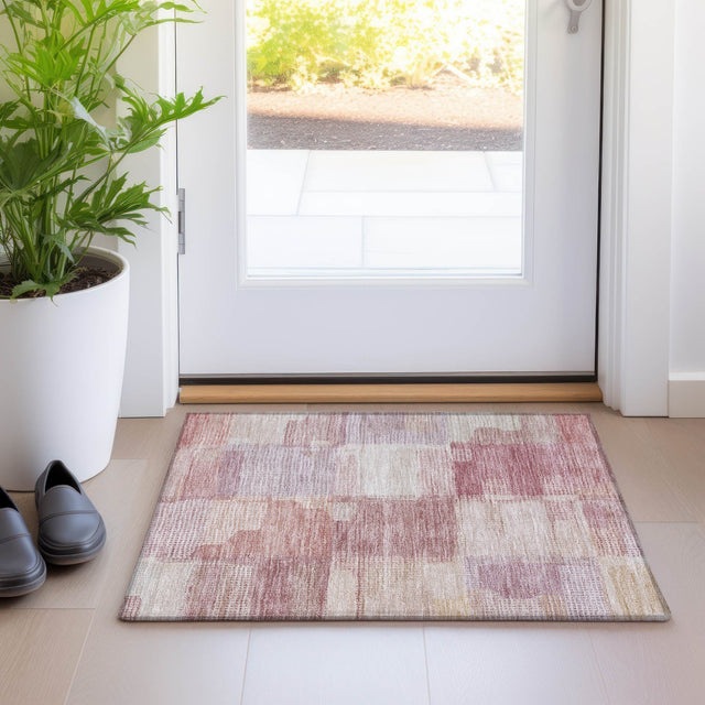 Dalyn Ravenna RN10 Blush Rug shown in a room