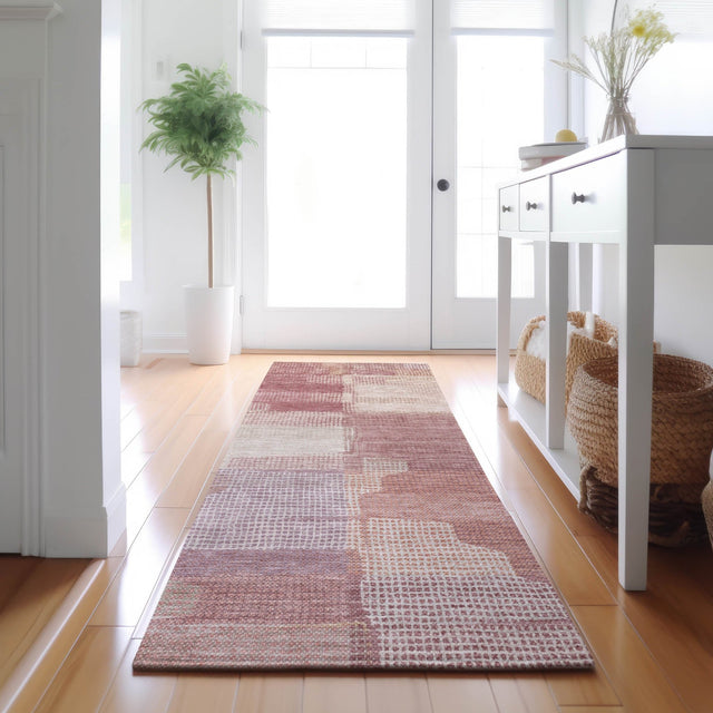 Dalyn Ravenna RN10 Blush Rug shown in a room