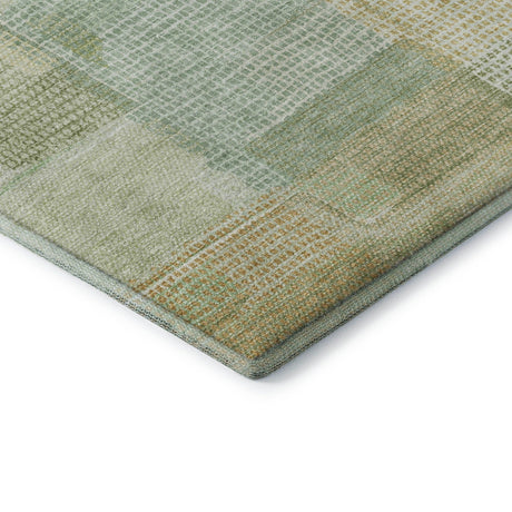 Dalyn Ravenna RN10 Green Rug corner detail