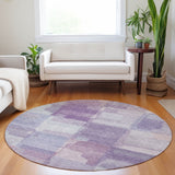 Dalyn Ravenna RN10 Lavender Rug shown in a room
