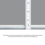 Dalyn Ravenna RN10 Lavender Rug pile height detail