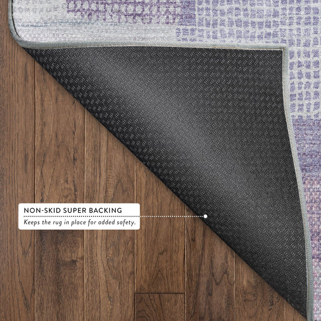 Dalyn Ravenna RN10 Lavender Rug backing detail