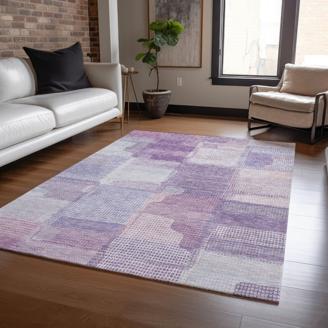 Dalyn Ravenna RN10 Lavender Rug shown in a room