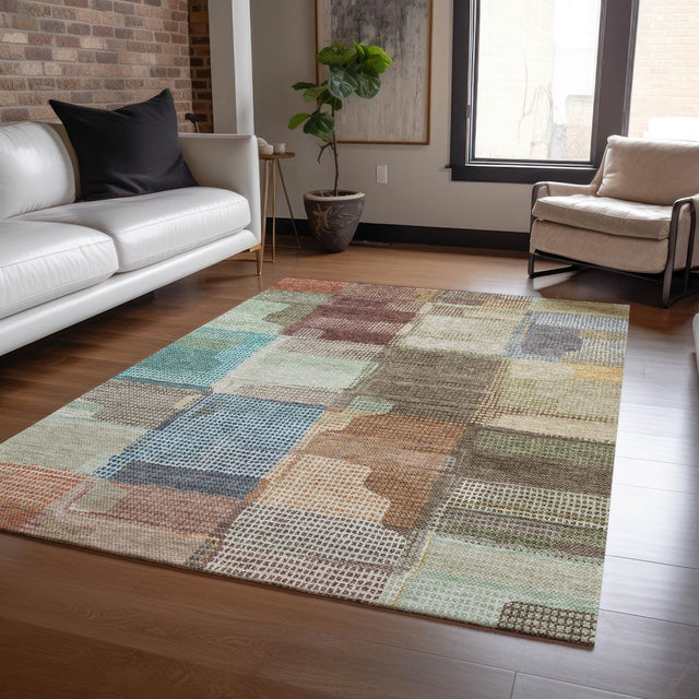 Dalyn Ravenna RN10 Putty Rug shown in a room