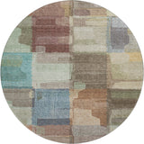 Dalyn Ravenna RN10 Putty Rug round rug