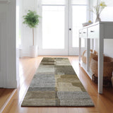 Dalyn Ravenna RN10 Taupe Rug shown in a room