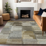 Dalyn Ravenna RN10 Taupe Rug shown in a room
