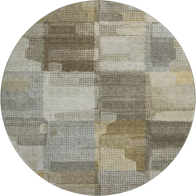 Dalyn Ravenna RN10 Taupe Rug round rug